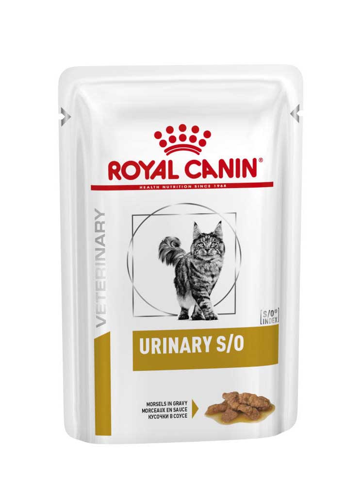 Лікувальний вологий корм для котів Royal Canin Urinary S/O Feline Pouches 85 г