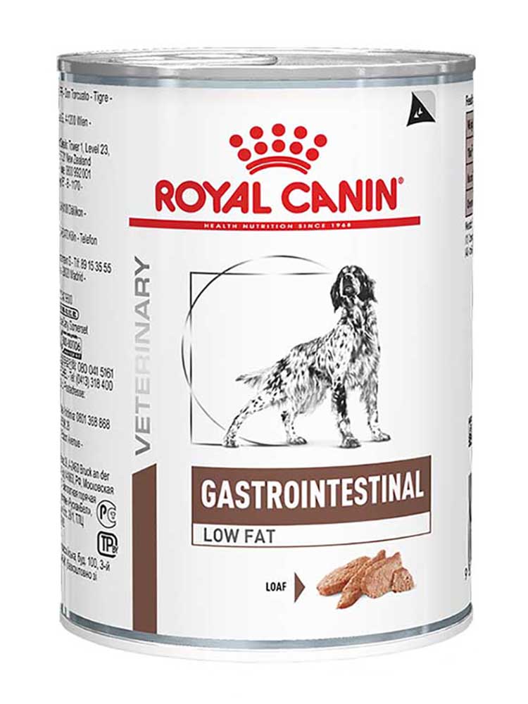 Лікувальний вологий корм для собак Royal Canin Gastro Intestinal Low Fat Canine Cans 410г