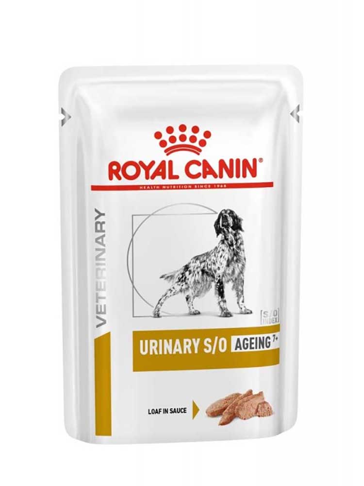 Лікувальний вологий корм для собак Royal Canin Urinary S/O Canine Ageing 7+ Pouches