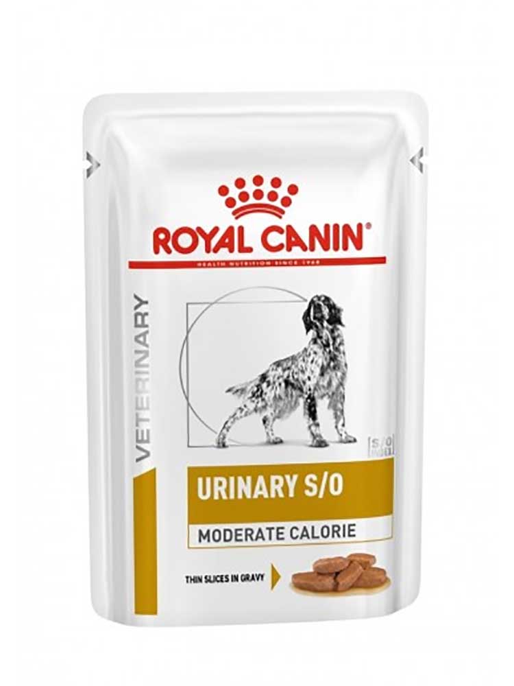 Лікувальний вологий корм для собак Royal Canin Urinary S/O Canine Moderate Calorie Pouches 100г